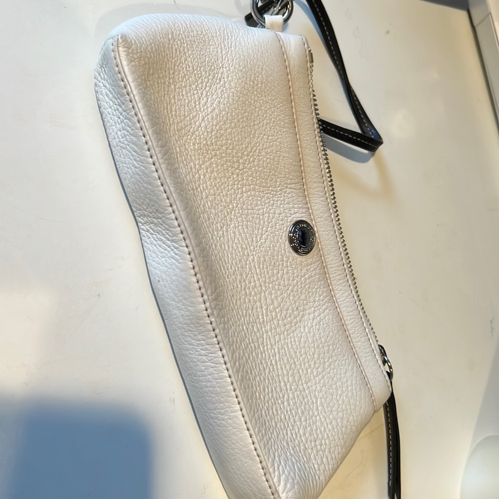 Coach White Wristlet